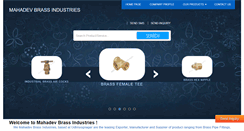 Desktop Screenshot of mahadevbrass.com