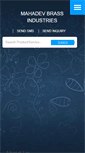 Mobile Screenshot of mahadevbrass.com